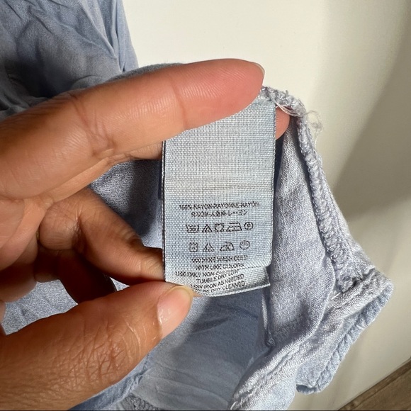 Free People Catch Me If You Can Flowy Top Blouse XS - Picture 16 of 16